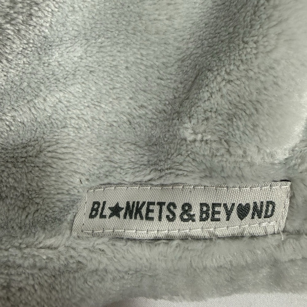 Lovey Bunny Plush Blankets & Beyond Gray Rabbit Gray Baby Security Blanket Soft - Picture 7 of 15